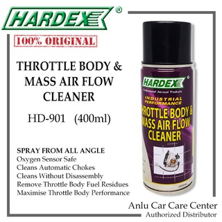 HARDEX Throttle Body & Mass Air Flow Cleaner 400ML (HD 901)