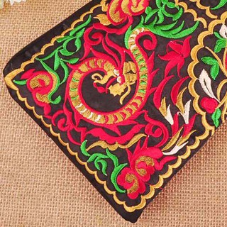 Fashion National wind satin embroidery hand bag (8)