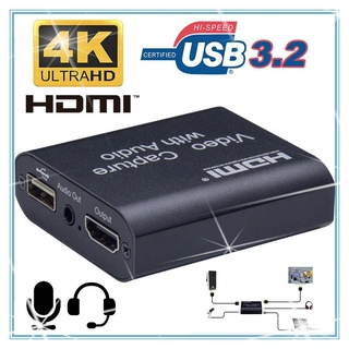【Ready Stock】℗✿◎4K 1080P USB 3.0 Audio Video Capture Game capture Card Mini HDMI Acquisition Card Co