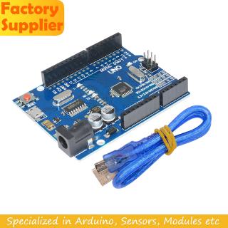 Arduino UNO R3 ATMEGA328P-16AU CH340G Micro USB Board with Cable for Arduino