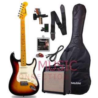 [ALL-IN-ONE] Thomson SPECIAL Stratocaster MAPLE FRETBOARD w/ 15watts amp PACKAGE Electric Guitar