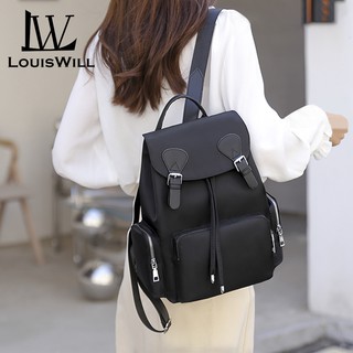 LouisWill Backpack Women Shoulder Bag Travel School Unisex Backpack Canvas Shoulder Bag Lightweight School Bag Bookbag Waterproof Computer Backpack