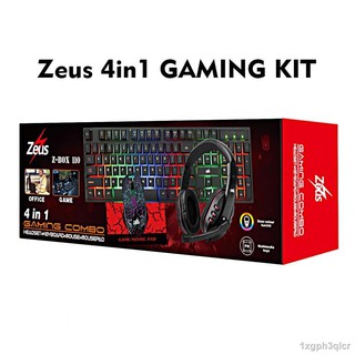 ✔♈xd Zeus Zbox - 110 ( The Crusader ) 4 in 1 Computer Gaming Kit - Online Exclusive Edition