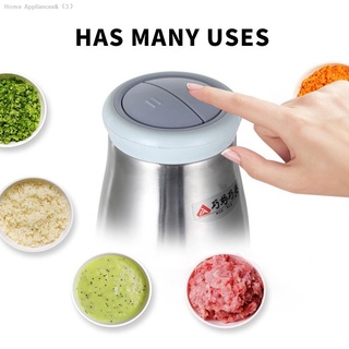 ℗✷Stainless Steel Food Processor Electric Meat Grinder Electric Meat Mincer Household Food Chopper