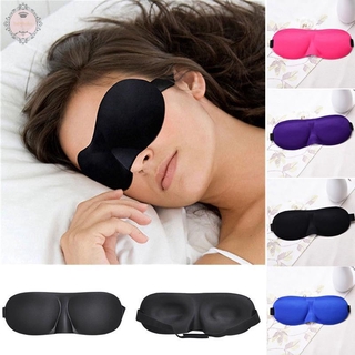 3D Eye Sleeping Rest Mask Soft Sponge Cover Shade Blinder Travel Sleep Blindfold