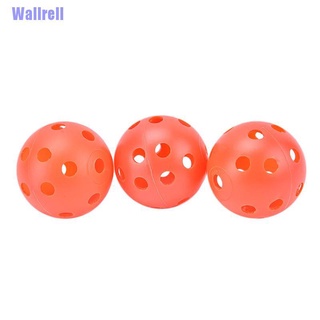 Wallrell> 20Pcs Hollow Plastic Practice Golf Balls Golf Balls Air Flow Balls