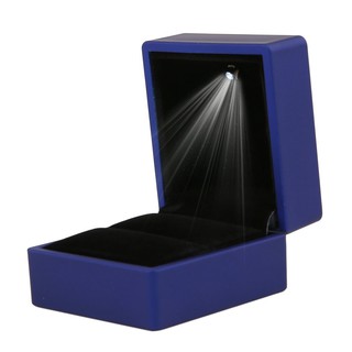 LED Lighted Earring Ring Gift Box Wedding Jewelry Display Storage Engagement