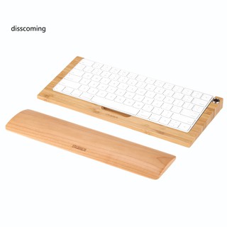 WB-Ergonomic Keyboard Typing Work Game Wooden Hand Wrist Rest Support Pad Cushion (4)