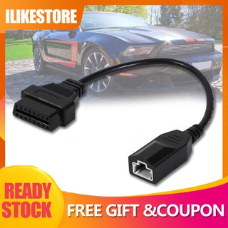 3 Pin To 16 Pin OBD 2 Car Diagnostic Adapter Cable For Honda
