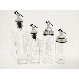 Glass Condiments Oil Bottle