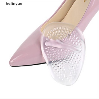 heli 1Pair Transparent Silicone Forefoot Pad High Heel Feet Gel Cushion Pads Insole .