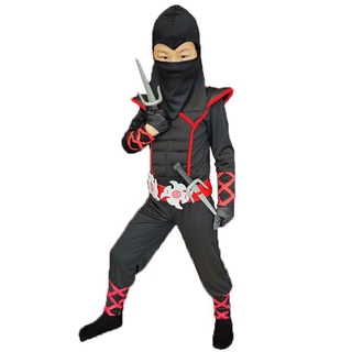 Ninja Ninjago Costume Kids Boys Assassin Cosplay Carnival Party Ninja Jumpsuits (7)