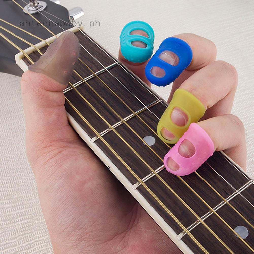 1pcs Guitar Silicone Finger Set Left-hand Finger Kit Beginners Practice Piano Chord Finger Cover