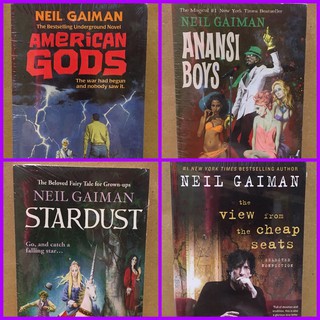 American Gods, Anansi Boys, Stardust, The View from the Cheap Seats by Neil Gaiman