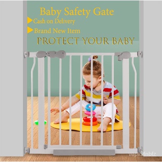 【COD】Baby Safety Gate Children Stairs Barrier Infant Child Security Fence Kids Fence Door Gate