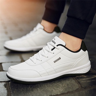 Sneakers For Men 2021 Fashion White Sneakers Trend Casual Leather Shoe Running Shoe Non-Slip