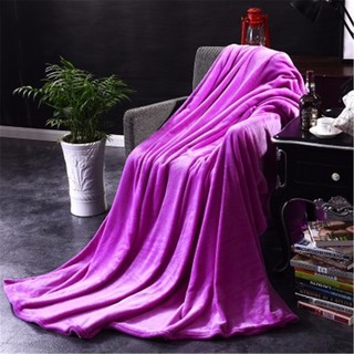 Super Soft Warm Solid Micro Plush Fleece Blanket Throw Rug (5)