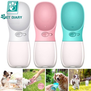 350/550ML Portable Travel Pet Dog Cat Water Bottle Cat Dog Leakproof Portable Drinking Feeders