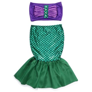ONHAND Mermaid Costume Mermaid Swimsuit Ariel Costume Dress
