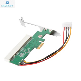 New PCI Express PCI-E to PCI Adapter Card Asmedia 1083 Chipset Green AC385