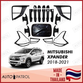 Mitsubishi Xpander 2018-2021 Combo Set Garnish Matte Black Garnish Set V1