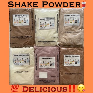 Powder Shake Mix 1 kg (Black Forest, Buko Pandan, Chocolate, Milk/Vanilla, Pearl Milk Tea,etc.) (3)