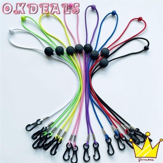 OKDEALS New Glasses Chain 70cm protection Holder Ribbon Clip Neck Strap Lanyard Spectacle Cord Nylon protection Extension Strap Anti Slip/Multicolor