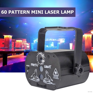Seriena USB Rechargeable Mini LED Laser Projector Light Club DJ Disco Stage Light