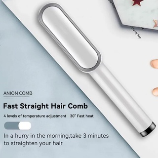 Multifunctional Hair Straightening Heat Hair Curler Electric Straightener Hot Comb Hair Care Tools