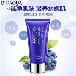 BIOAQUA Skincare Blueberry Extract Wonder Cleanser Whitening Moisturizing