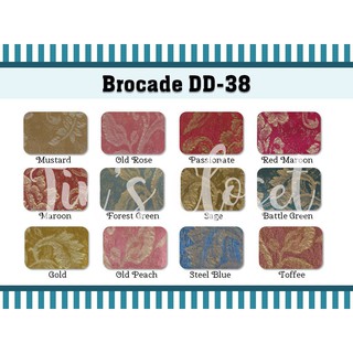 Brocade DD-38 Fabric Tela Textile