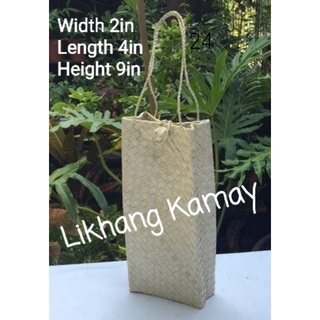 Likhang Kamay Native Buri Basket Native Bag Lootbag Gift bag