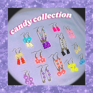 ✧ 𝐂𝐀𝐍𝐃𝐘 𝐂𝐎𝐋𝐋𝐄𝐂𝐓𝐈𝐎𝐍 ✧ y2k safety pin aesthetic earrings ♡ customized accessories (1)