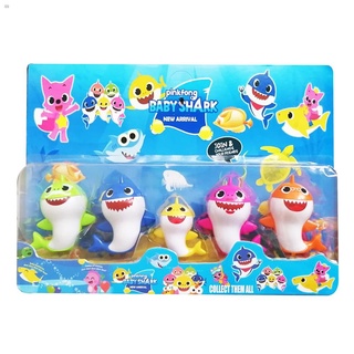 ◎❍BABY SHARK SET OF 5 Action Figure Toys for Kids