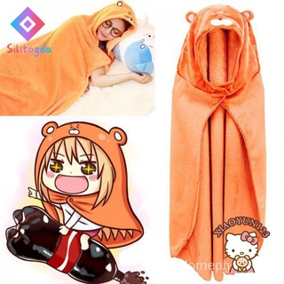 ❤❤ Anime Himouto! Umaru-chan Cosplay Cloak Hoodies Coral Fleece Coat Daily