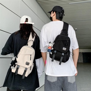 ✟Messenger bag men s trendy brand casual chest bag male small shoulder bag trendy backpack female Ja