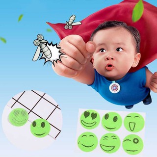 6 PCS Child Cartoon Mosquito Stickers Safety Mosquito Stickers
