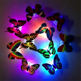 Color Changing Cute Butterfly LED Night Light Home Room Desk