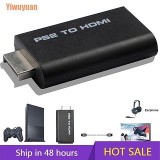 （Yiwuyuan）HDV-G300 PS2 To HDMI 480i/480p/576i Audio Video Converter Adapter For PSX PS4