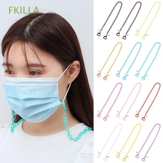 FKILLA Children Glasses Holder Strap Candy Color Eyewear Accessories Glasses Chain Necklace Anti-lost Fashion Ultra Light protection Lanyard/Multicolor