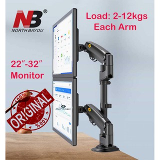 Nb North Bayou H180 22-32'' Monitor Desk Mount Stand Full Motion Swivel Monitor Arm Gas Spring