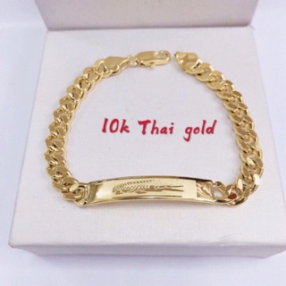 [YH] Fashion Unisex 10k Thai Gold Plated Bracelet