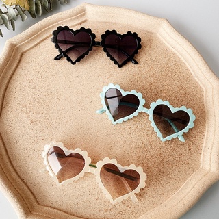 6 Colors Infant Boy Girl Sunglasses Solid Love Pattern Sunglasses Sun Glasses Kid Eyeglasses Beach Eyewear