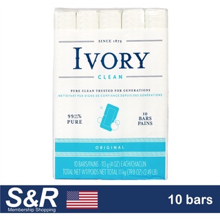 Ivory Clean Original Bar Soap 10pcs 5%K