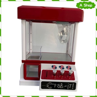 Claw Toy Grabber Dispenser Crane Vending Game Machine Kids Toy with Light Sound