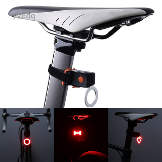 Bike Rear Tail USB Rechargeable Light Bicycle Warning Safety Smart LED Lamp PGux (1)