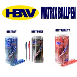 HBW Ballpen Matrix (Black, Blue, Red) SOLD PER PIECE