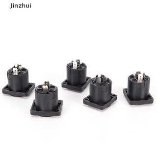 [Jinzhui] 10x Speakon 4 Pin Female jack Compatible Audio Cable Panel Socket Connector Hot Sale Hot sell
