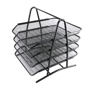 Wiremesh Metal Document Desk Tray 4 / 3 / 2 Layers (1)