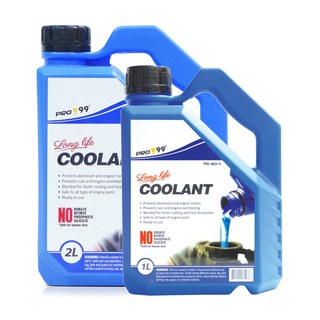 PRO99 Ready to Use Long Life Coolant Green Blue Pink 1L & 2L (9)